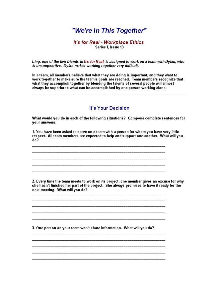 Navigating Team Dynamics in Ethics | PDF