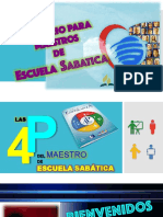 Las 4P del maestro. Escuela Sabática