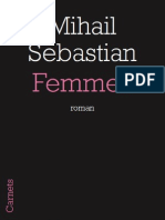 Femmes, de Mihail Sebastian