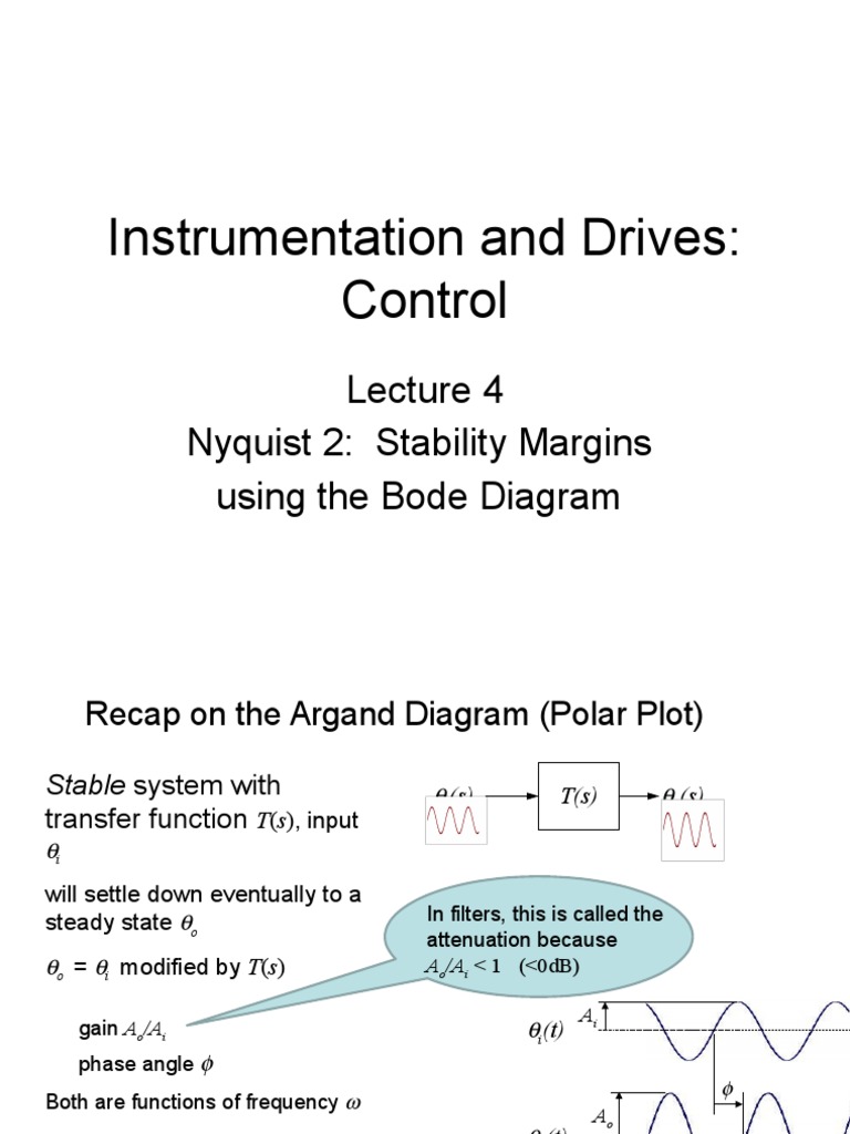 Bode and Nyquist Stability Analysis | PDF | Control Theory | Applied ...