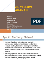 Methanyl Yellow Pada Makanan