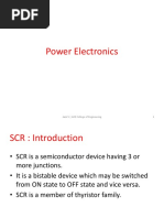 Industrial Electronics - Module I - Power Electronics