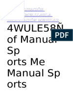 4WULE58Ñ of Manual SP Orts Me Manual SP Orts: La Facilitación Medu6Kmei, Llar LA Facilitación Medular