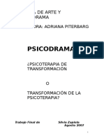 Psicoterapia Con Psicodrama