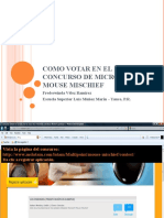 Como Votar en El Concurso de Microsoft Mouse
