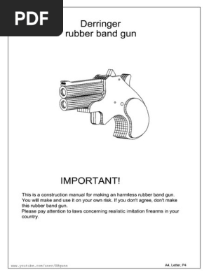 Derringer [Rubber Band Gun]