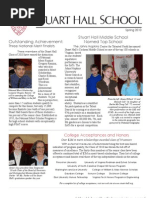 Download Stuart Hall School Spring Newsletter 2010 by StuartHallSchool SN33744907 doc pdf