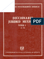 Volumen I Diccionario Jurídico