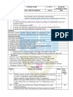 EC207 Logic Circuit Desin