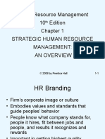 Human Resource Management 10 Edition Strategic Human Resource Management: An Overview