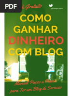 Como Ganhar Dinheiro Com Blog eBook