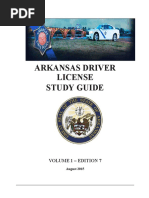 Arkansas Driver License Study Guide: Volume 1 - Edition 7