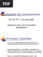 Concepcoes de Aprendizagems