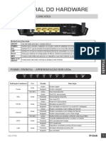 VISÃO GERAL DO HARDWARE Dsl-2740e - v1 - Qig - v1.00 - Oi