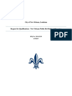 RFQ For New Orleans Public Belt Railroad Operator