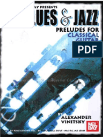 Alexander Vinitsky Blues & Jazz Preludes For Classical Guitar Compressed PDF