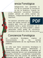 Concienciafonéticayfonológica