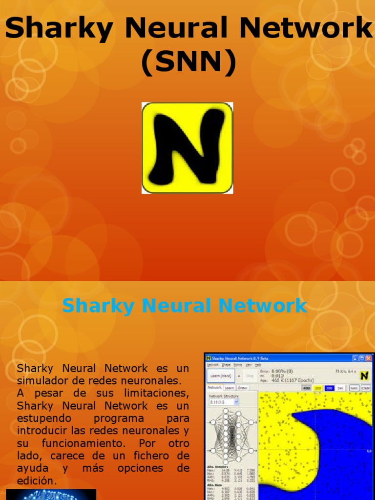 Simulador Sharky de Redes Neuronales | PDF | Red neuronal artificial ...