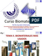 Biomateriales CECOB Tema II. Tipos de Biomateriales PDF