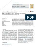 Ultrasound Applications For The Extraction, Identification and Delivery of Food Proteins and Bioactive Peptides