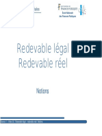 Redevable Légal, Redevable Réel Notions