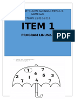 ITEM 1 - Instrumen Menulis LINUS