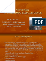 Nutrition in Childhood & Adolescence