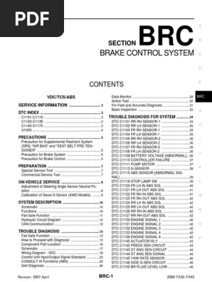 Brc Pdf Anti Lock Braking System Airbag
