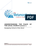 Understanding The Place of The Local Church