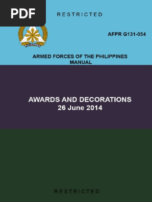 Awards And Decoration Corps Motivation
