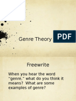 1103 Genre Theory Powerpoint 2