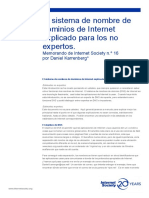 El Sistema de Nombre de Dominios de Internet Explicado para Los No Expertos