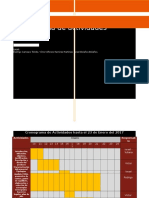 Cronograma de Actividades