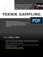 Teknik Sampling Riset Pembiayaan Kesehatan