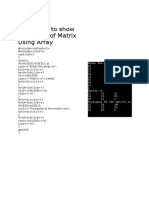 1.program To Show Transpose of Matrix Using Array