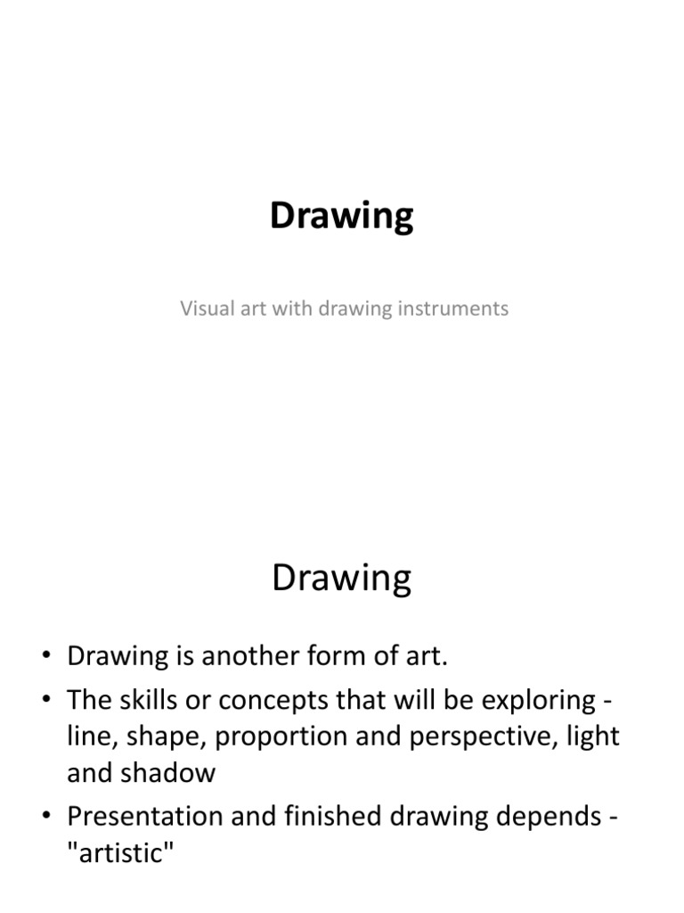 Drawing Tools PDF Oil Painting Visual Arts
