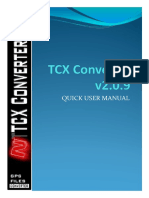 TCX Converter USER MANUAL PDF
