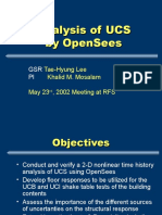 Analysis of Ucs by Opensees