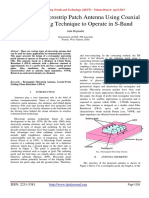 Rectangular Microstrip Patch Antenna Using Coaxial Probe Feeding Technique to Operate in S-Band.pdf