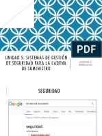 Sistemas de Gestion de Seguridad para la cadena de suministro