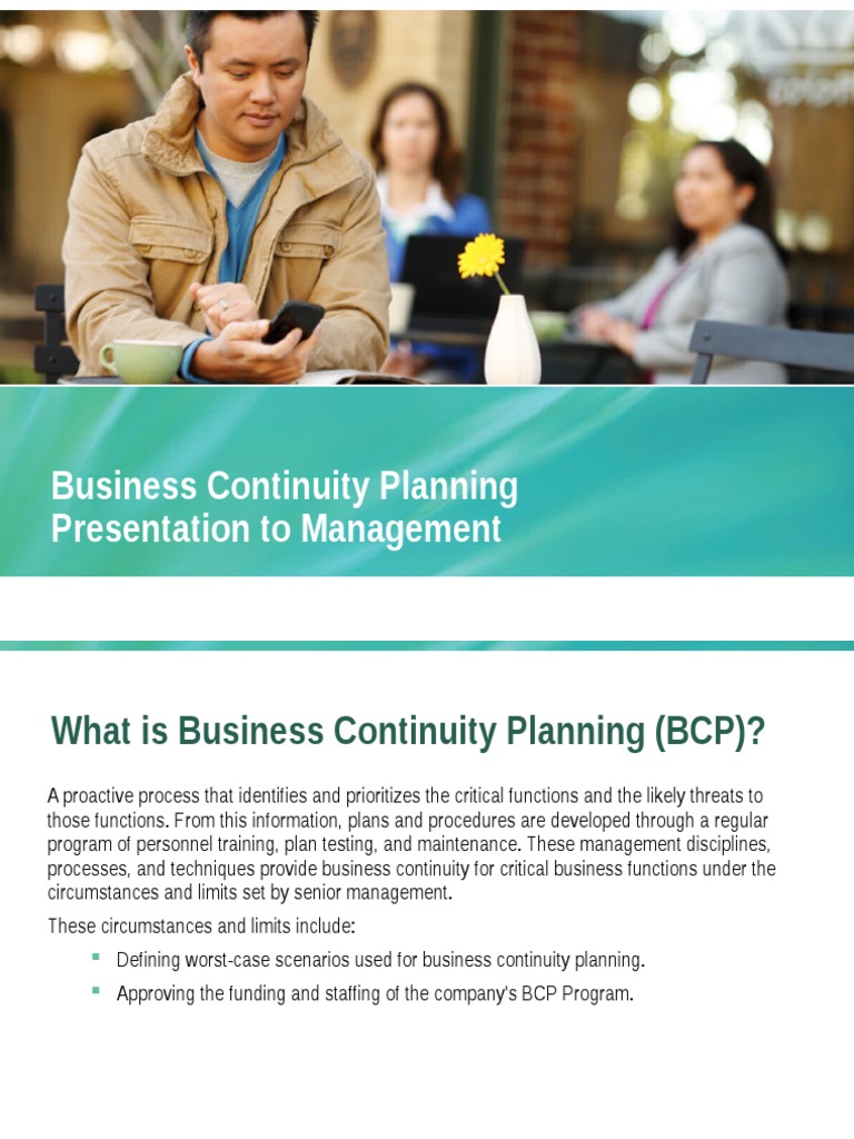 Business Continuity Planning Overview | PDF | Business Continuity ...