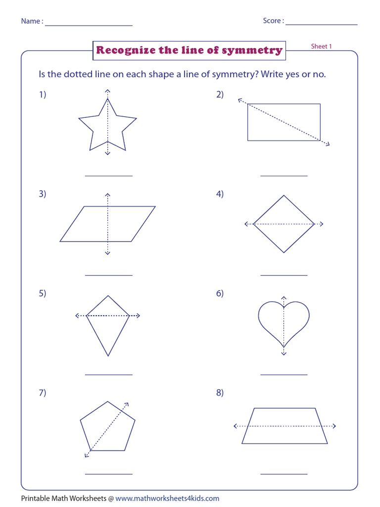 teaching symmetry to kindergarten