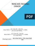 Cara Mencari Passing Grade