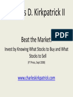 Beat The Market - Invest by Knowing What Stocks To Buy and What Stocks To Sell