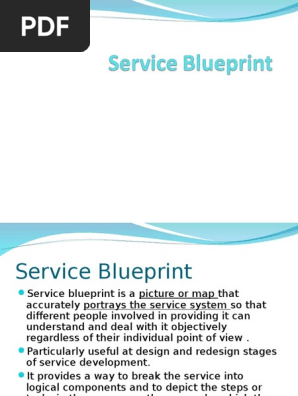 Service Blueprint