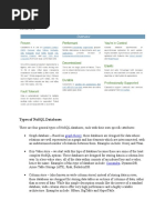 Cassandra: Types of Nosql Databases