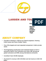 Larsen and Toubro Presentation: Company Overview and SWOT Analysis