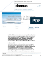 Architecture in Extreme Environments  Antarctica - Architecture - Domus