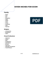 GearBubble - PDF List of Niches