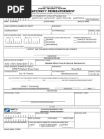 MAT-2 Maternity Reimbursement: Social Security System